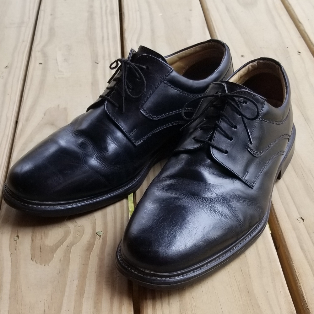 Stafford Dress Shoes Black Lace Up sz 12